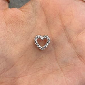 heart charm for thing necklace or bracelet chain
